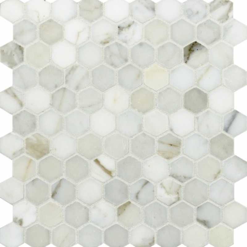 Tilery.calacattagold3cm.hexagon