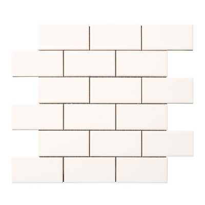 Neri white 2x4 mesh tilery