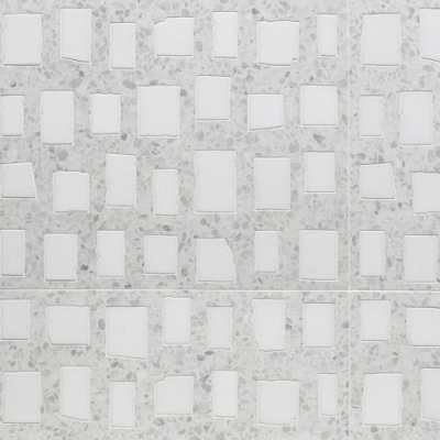 Tilery squares white terrazzo