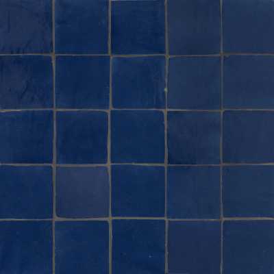 Zellige mediterranean blue tilery