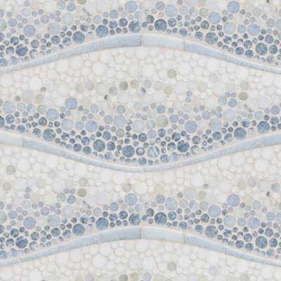 Calypso blue mosaic - tilery, cape cod