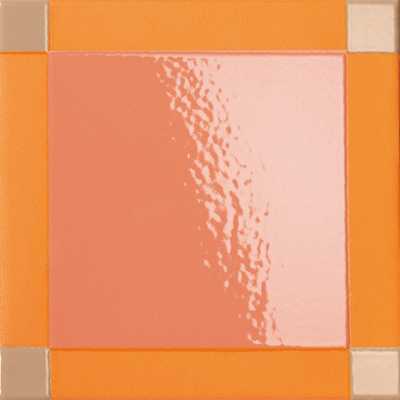 Tilery homage to the square peach dash 6x6